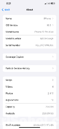 Iphone 12 Pro max